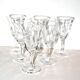 SAINT-LOUIS Series of 6 white wine glasses CERDAGNE 13x6