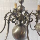 Dutch style chandelier 6 lights - mid. 20th century