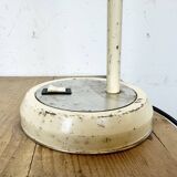 Beige industrial gooseneck table lamp, 1960s