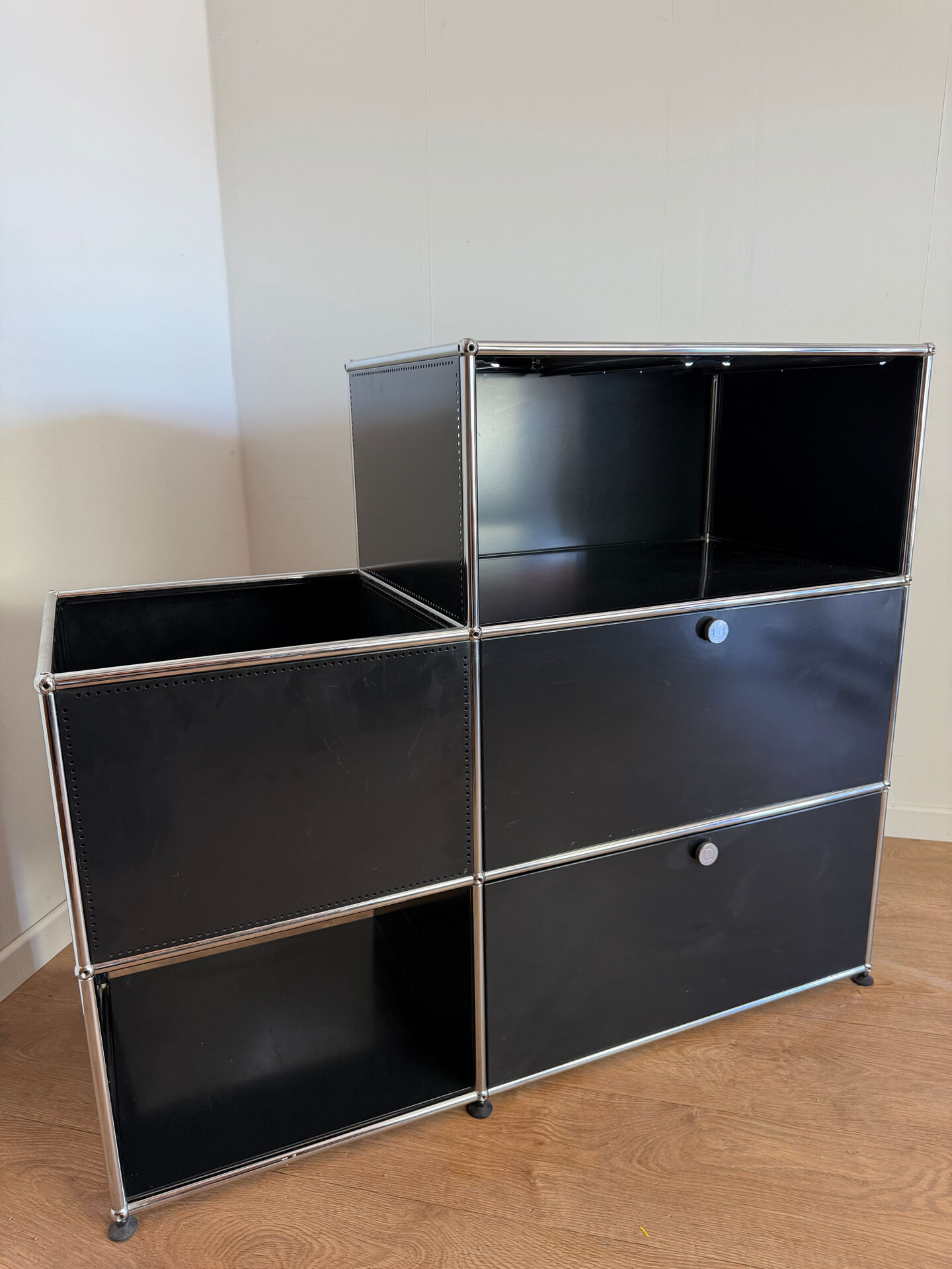 Meuble modulable USM Haller noir