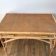 Rattan desk and canework 50s