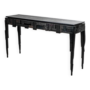 Console en bois noir