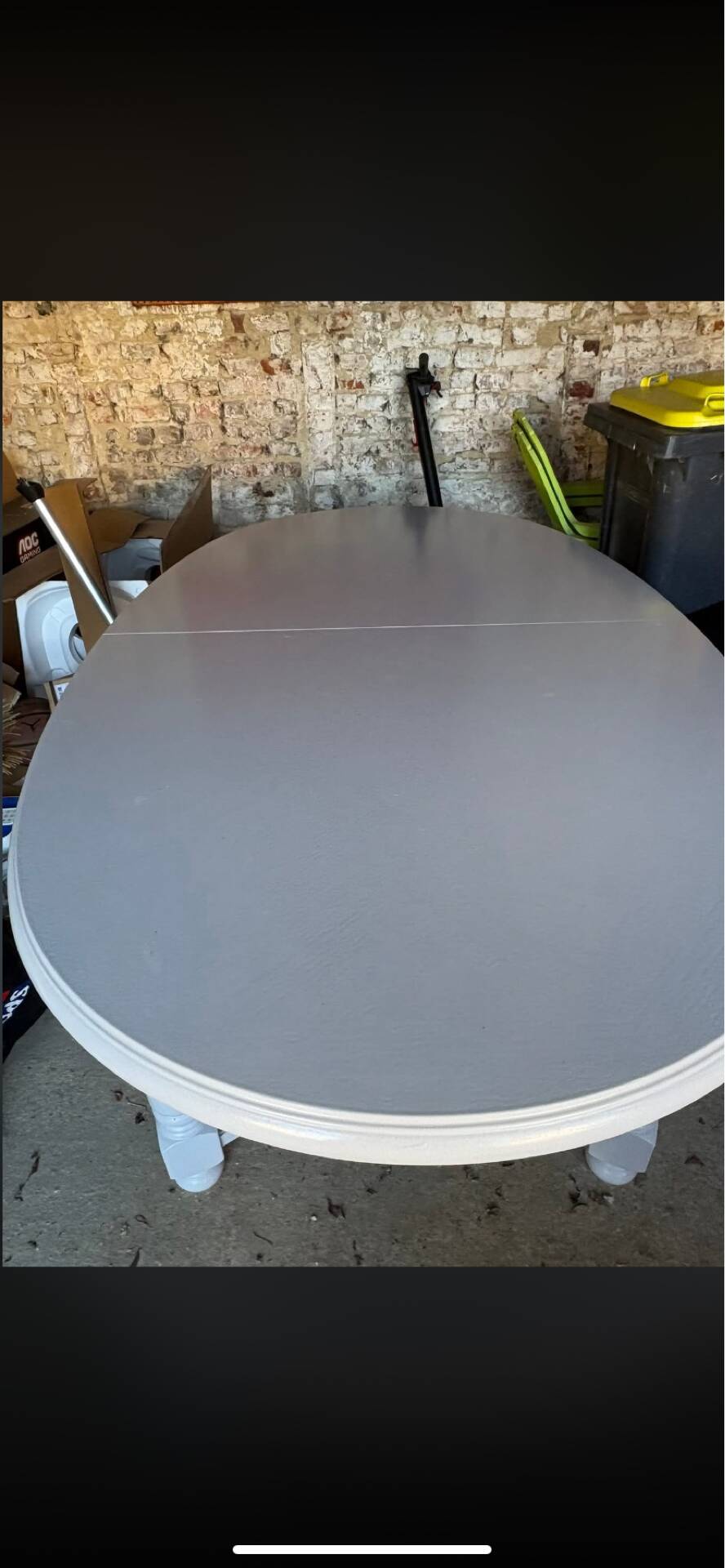 Table with extension solid wood