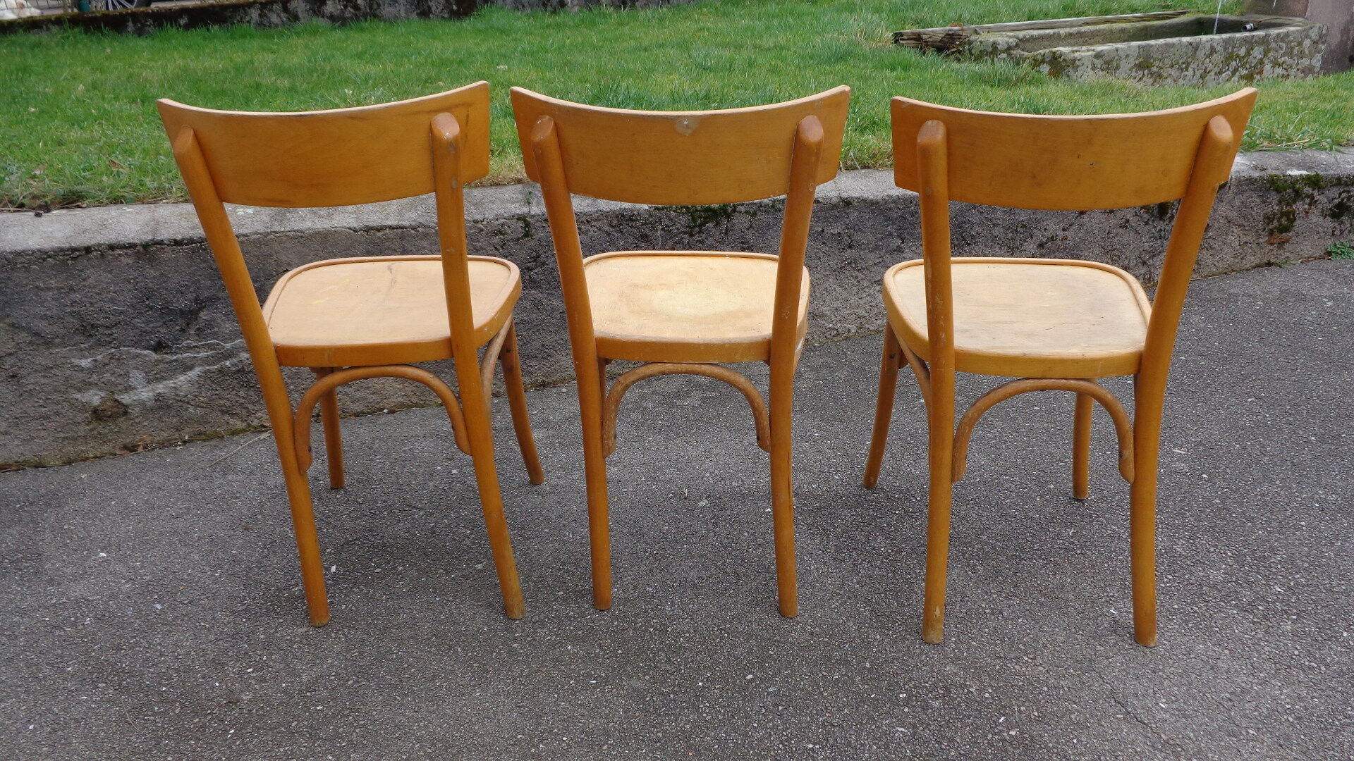Set of 3 chairs Bistro