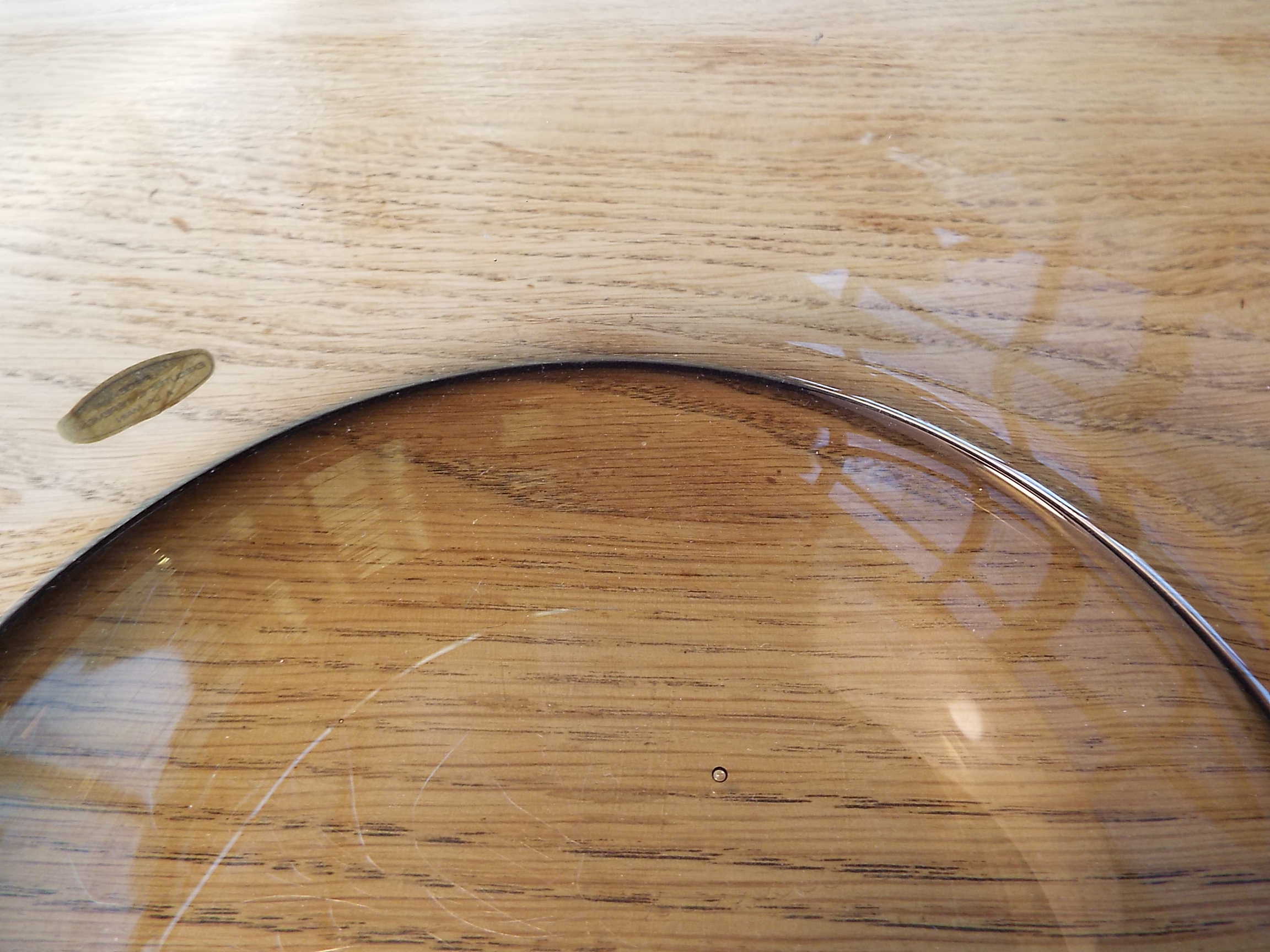 Pierre Schneider smoked glass dish