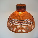 Vintage rattan lampshade
