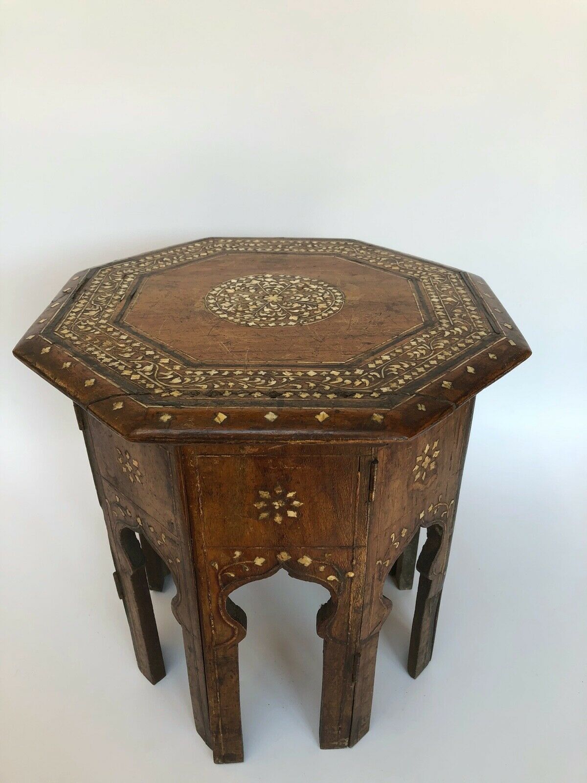 Table a the syrian travel middle east marquetry inlay 19th