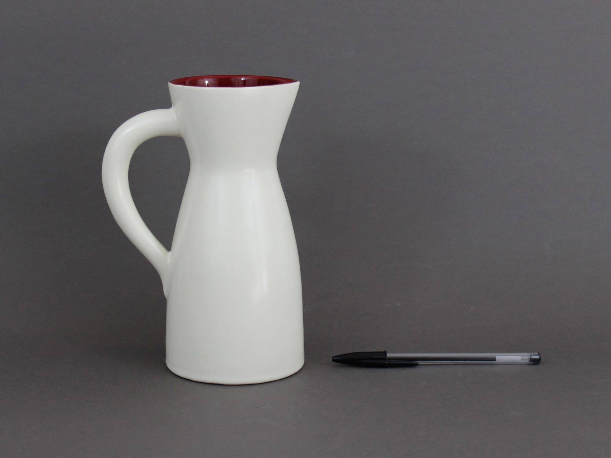Saint Clément pitcher in vintage ceramic from the 60s