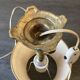Vintage brass table lamp – 1950s – Rococo style base