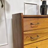 Vintage chest of drawers compass feet