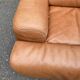 Scandinavian 2-seater canapé in genuine leather from De Sede, Switzerland, 150cm.