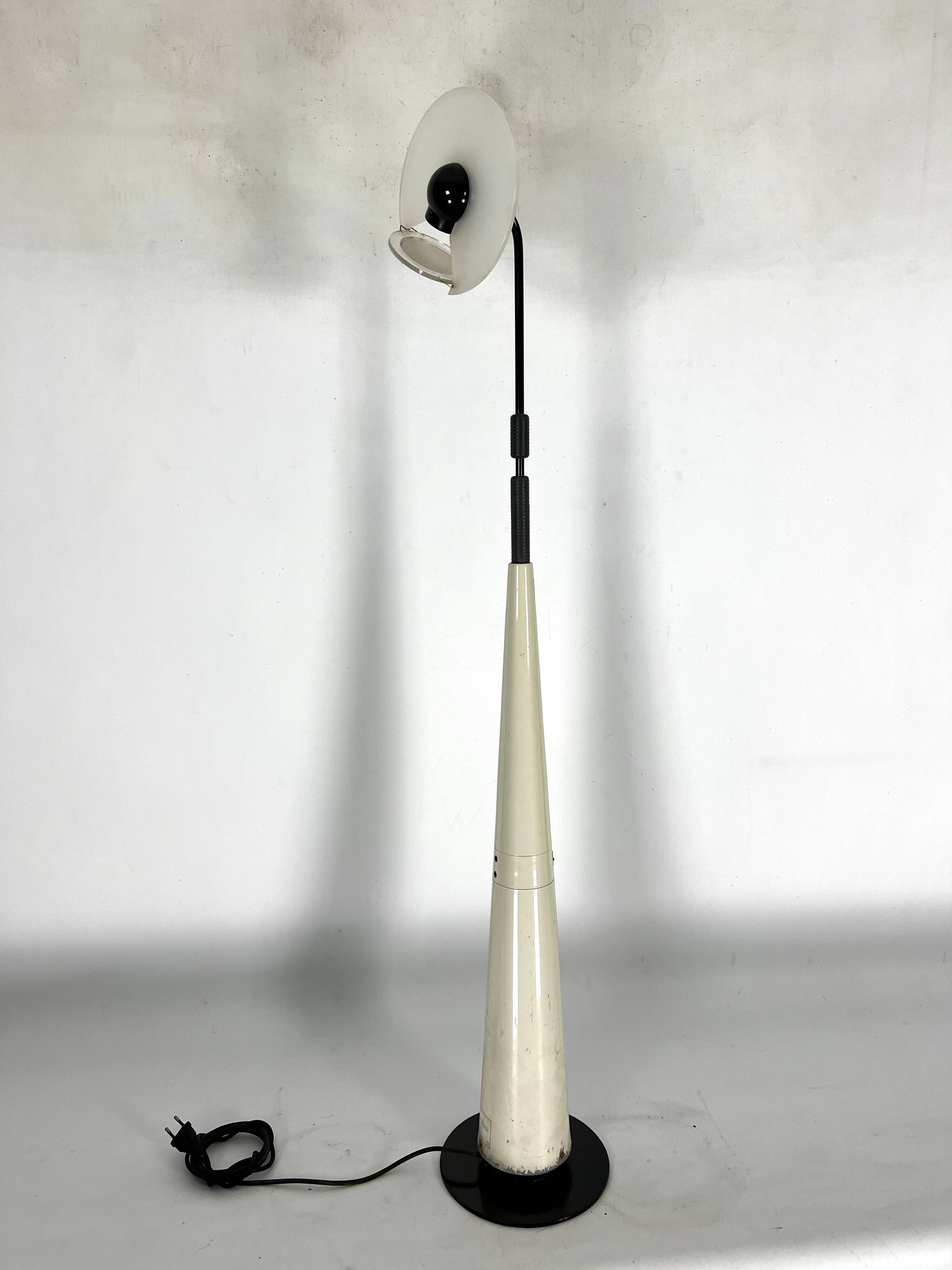 Postmodern floor lamp Club 1195 by Giuseppe Ramella for Arteluce, ITALY 1980s
