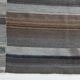 7x9 Gray & Teal Green Handmade Kilim Rug, 224x264Cm