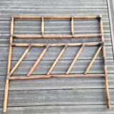 Bamboo and rattan headboard: vintage