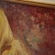 Portrait woman oil on canvas 1970