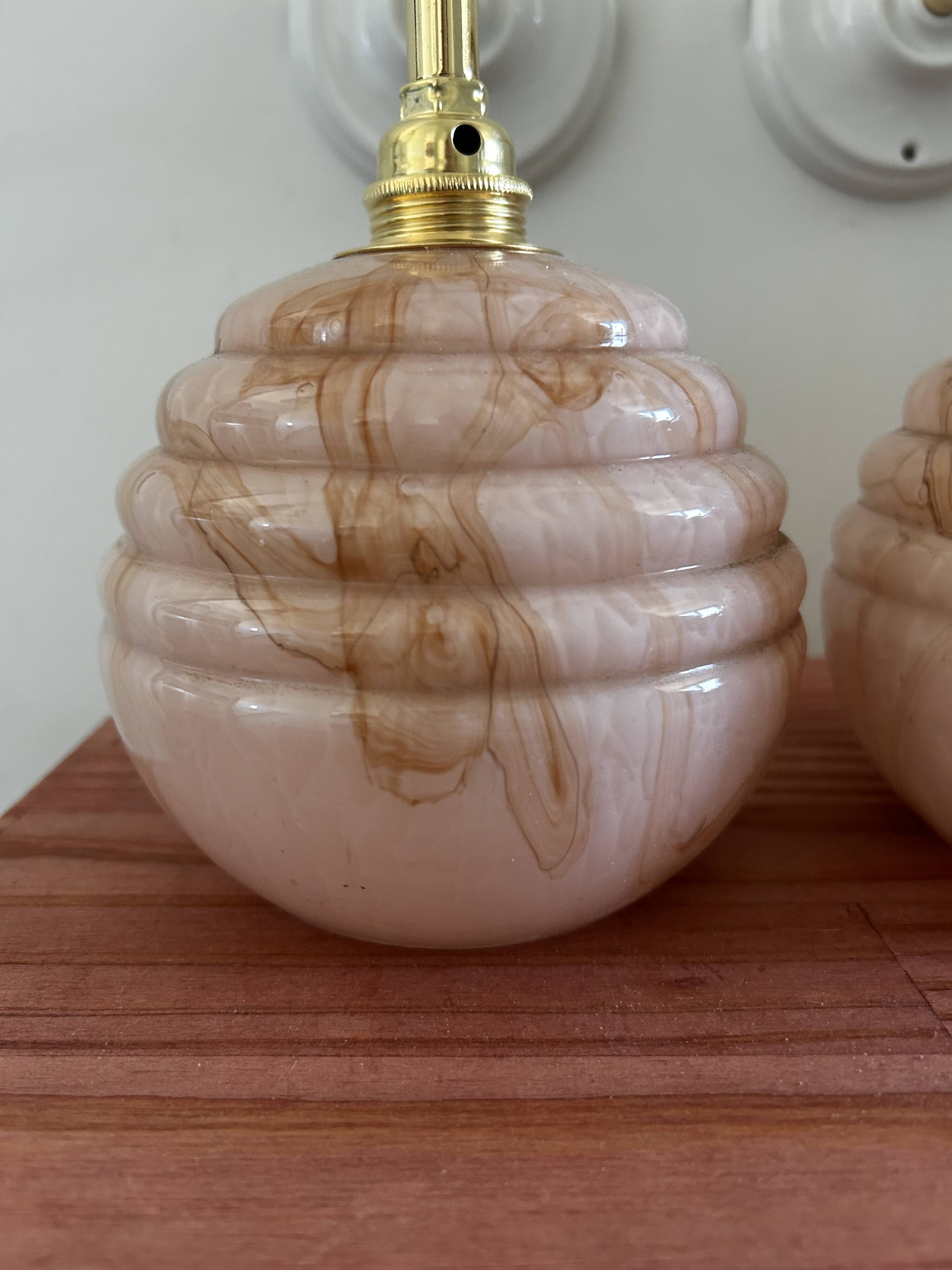 Pair of Art Deco wall lights