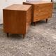 Pair of Scandinavian teak chests of drawers 1960