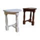 Pair of stool in solid chene