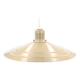 Beige khaki metal pendant light, 70s