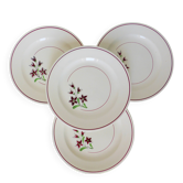 4 assiettes plates des Salins 210656