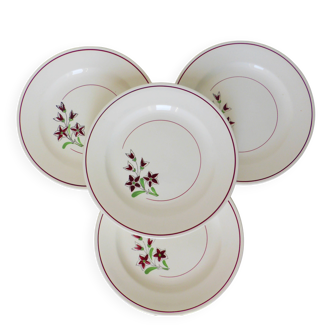 4 flat plates from Salins 210656