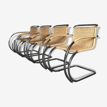 Set of 4 chairs Mies Van Der Rohe MR20