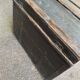 Malle bombée vintage en bois du XIXème