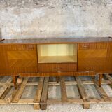 Vintage sideboard in varnished wood