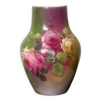 Vase Art Nouveau en porcelaine