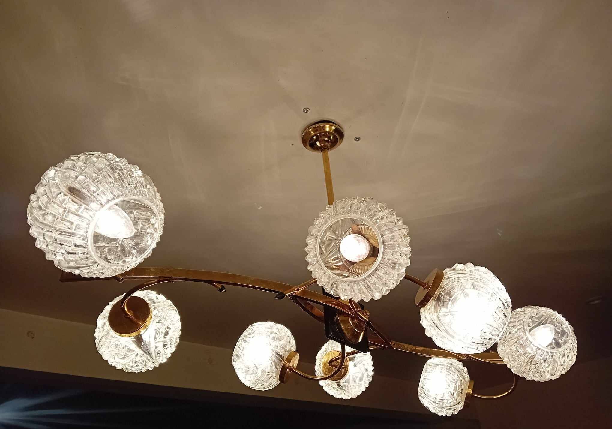Large maison Arlus chandelier 40s/50s