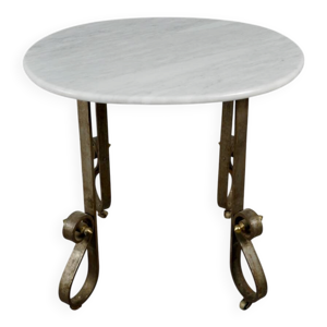 Desserte art deco dessus - marbre