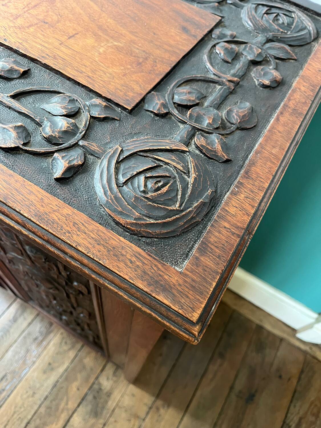 Victorian-era carved buffet