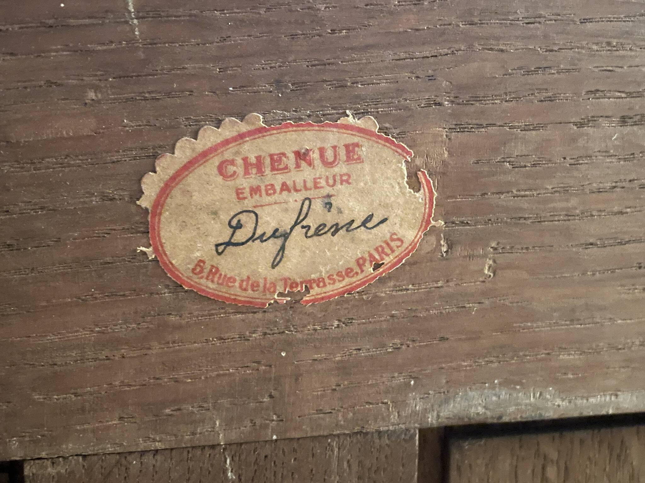 Maurice dufrene large curved sideboard exhibited at the 1911 art nouveau salon