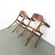 Paire de Fauteuils de Bureau Thonet – Hêtre Courbé & Assises Pyrogravées
