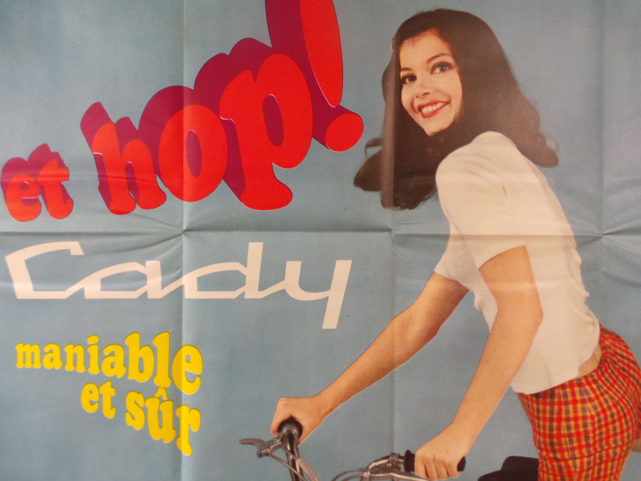 Original poster 1968 motobecane motocofort cady and hop handy and on