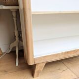 1950s compass foot bookcase shelf