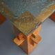 Vintage Pine Brutalist Coffee Table, 1970s