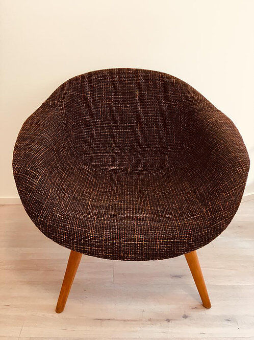 Hull armchair by Miroslav Navratil, years 1960