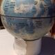 Silver lunar globe vintage 1966