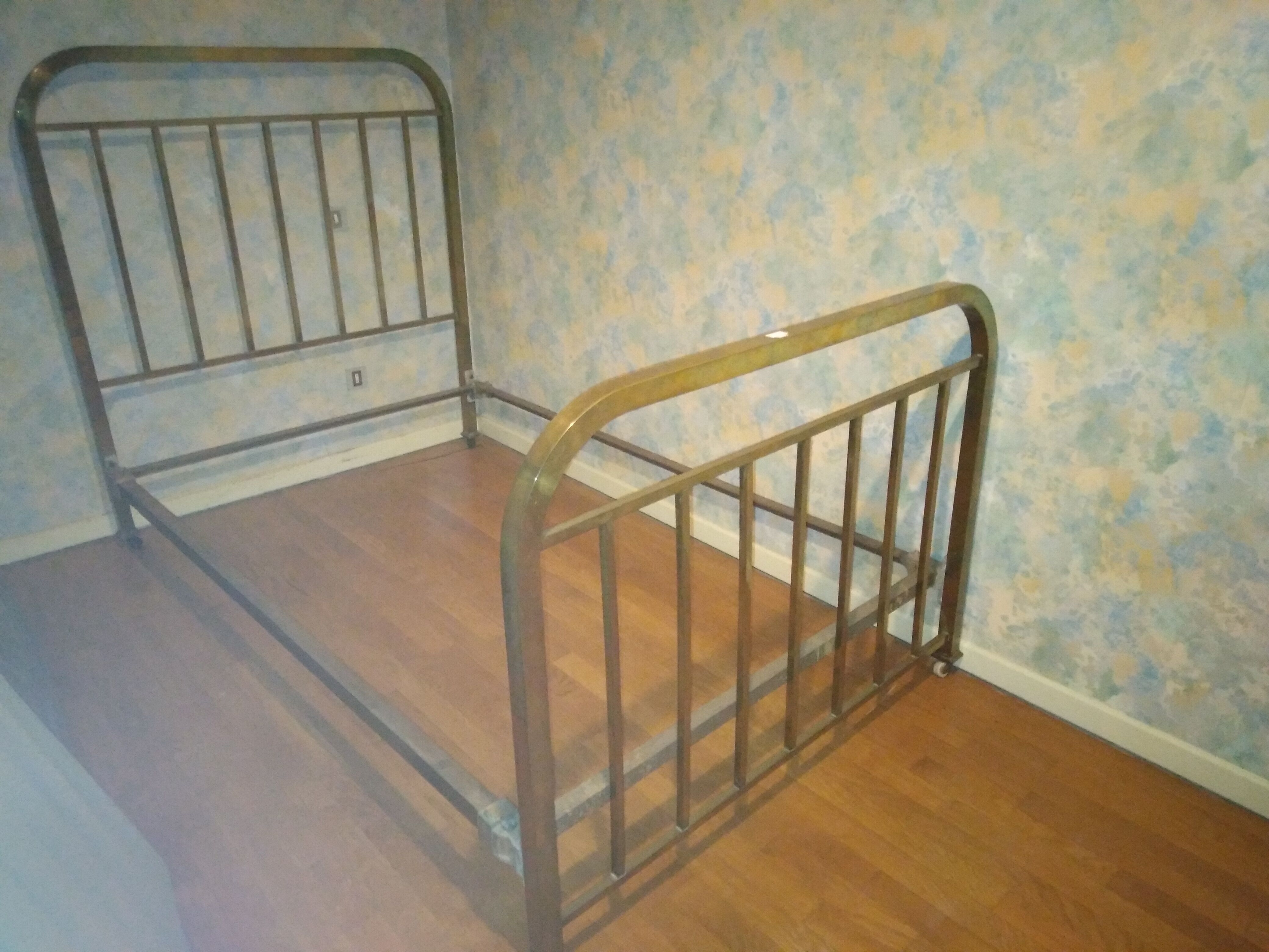 Brass bed