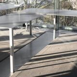 Table "LESS", 1994, designed by Jean Nouvel, for office or domestic use.