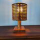 vintage rattan lamp