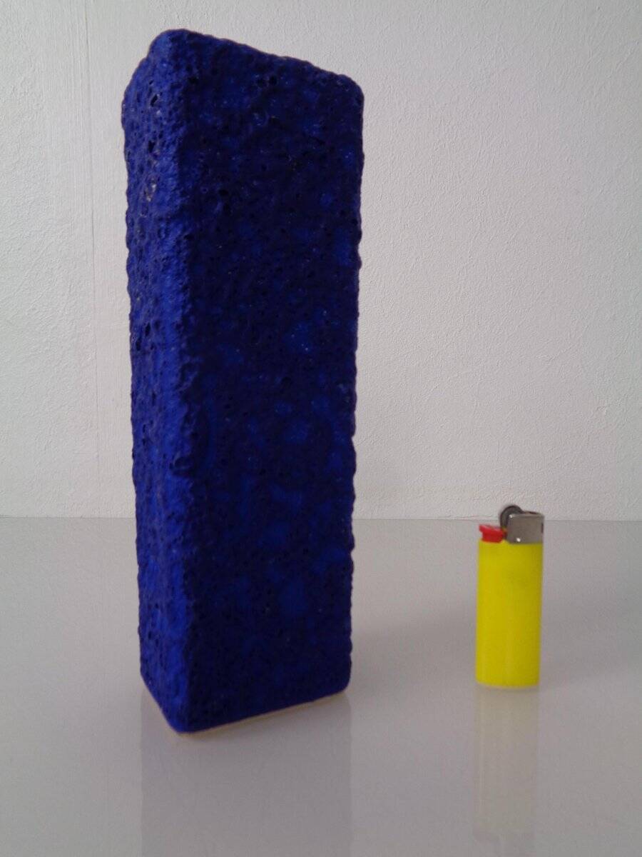 Purple and Blue Studio Ceramic Vase, Germany, 1960s