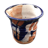 Multicolored sandstone cup