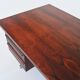 Danish floating writing desk in rosewood and chrome Denmark 1960