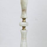 Bronze and white marble floor lamp 1960