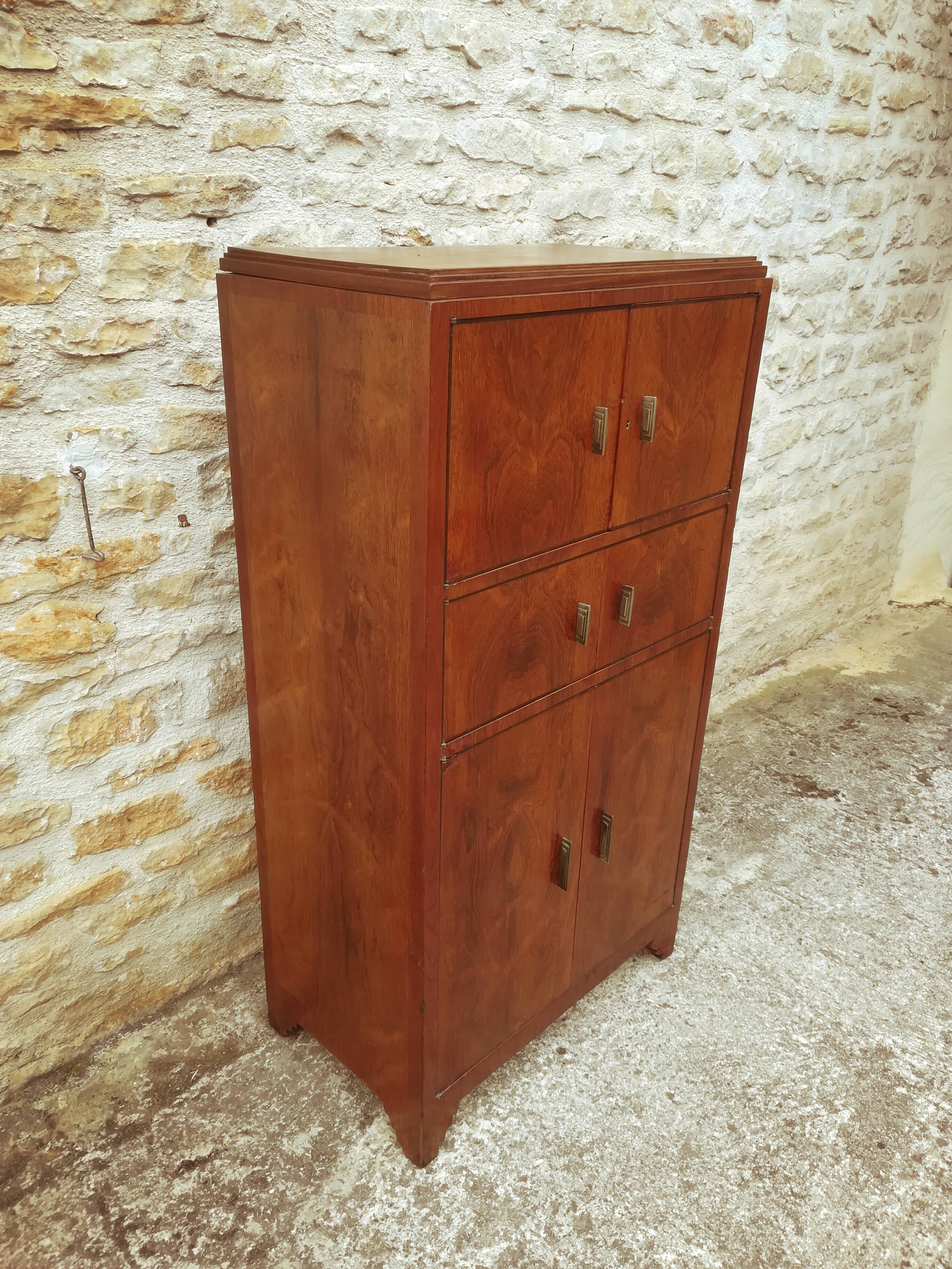 Art deco furniture with six doors