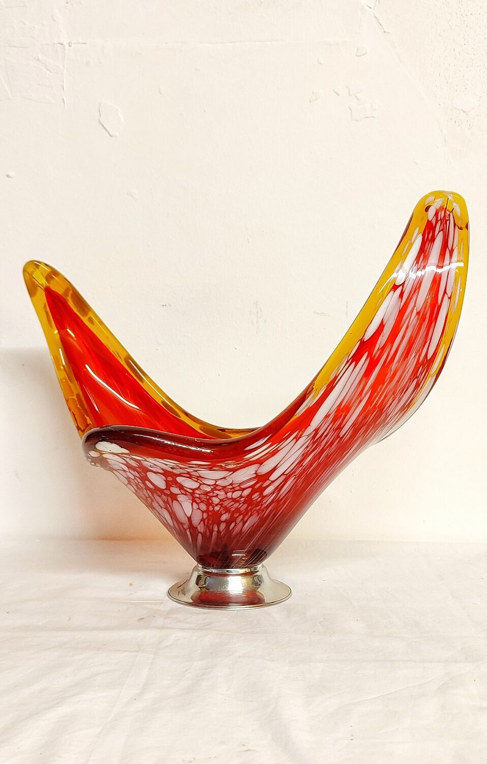 Murano glass centerpiece. Italy 1970s.