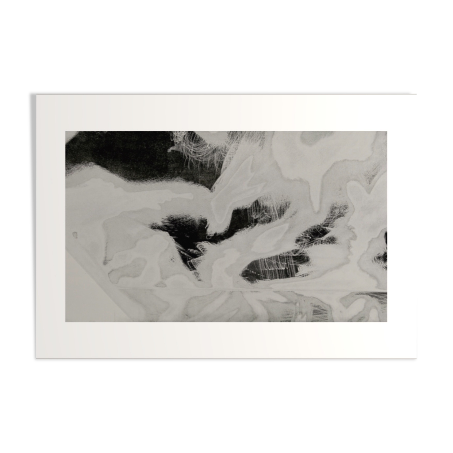 Allugraphy on paper by the artist Mathilde Schaub