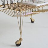 Side table / End table / Magazine rack 1950 vintage